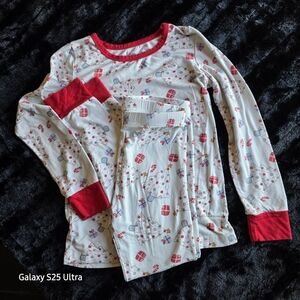 Caden Lane Festive Pajama Set with Red and White